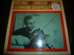 画像1: STEPHANE GRAPPELLY/FEELING + FINESSE = JAZZ