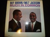 画像: RAY BROWN &MILT JACKSON/MUCH IN COMMON