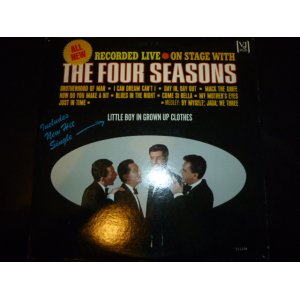 画像: FOUR SEASONS/ON STAGE WITH THE FOUR SEASONS