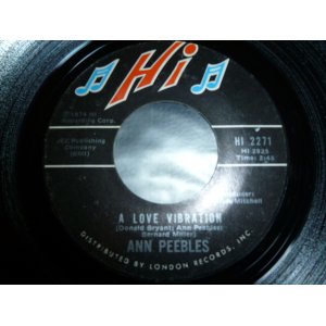 画像: ANN PEEBLES/A LOVE VIBRATION