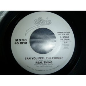 画像: REAL THING/CAN YOU FEEL THE FORCE ?