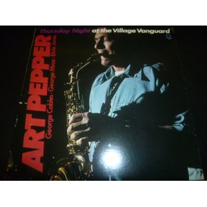 画像: ART PEPPER/THURSDAY NIGHT AT THE VILLAGE VANGUARD