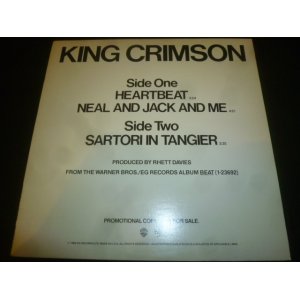 画像: KING CRIMSON/HEARTBEAT (12")