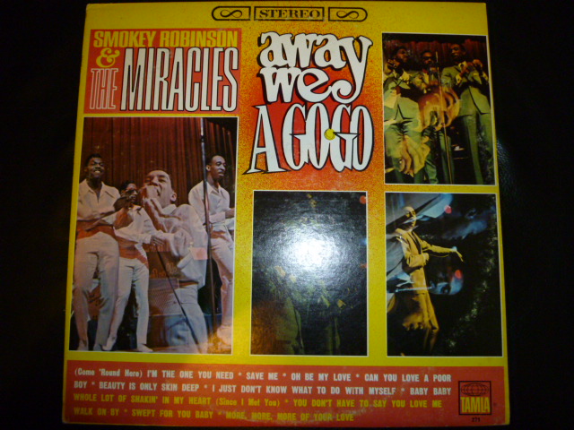 画像1: SMOKEY ROBINSON &THE MIRACLES/AWAY WE A' GO-GO