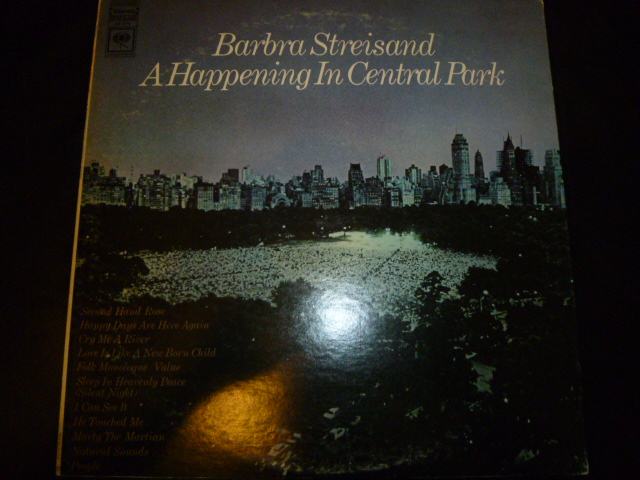 画像1: BARBRA STREISAND/A HAPPENING IN CENTRAL PARK