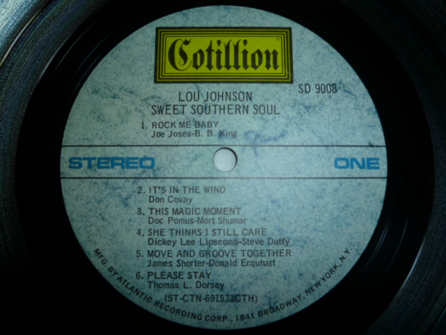 画像: LOU JOHNSON/SWEET SOUTHERN SOUL