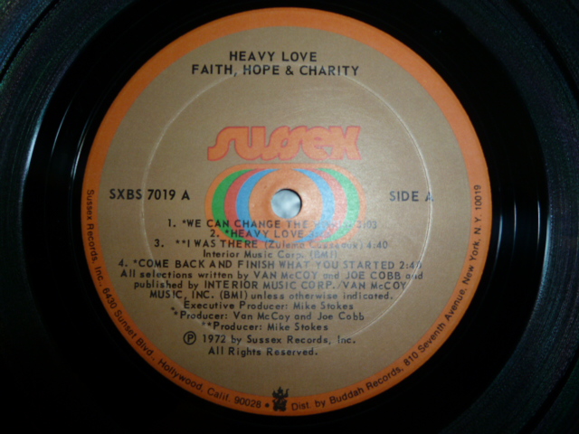 画像: FAITH HOPE & CHARITY/HEAVY LOVE