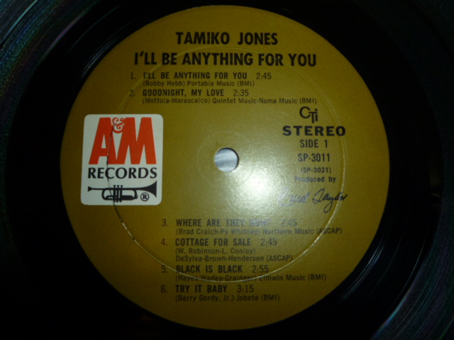 画像: TAMIKO JONES/I'LL BE ANYTHING FOR YOU