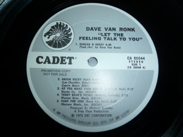 画像: DAVE VAN RONK/SONGS FOR AGEING CHILDREN