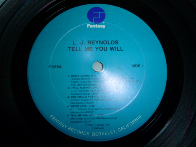 画像: L.J. REYNOLDS/TELL ME YOU WILL