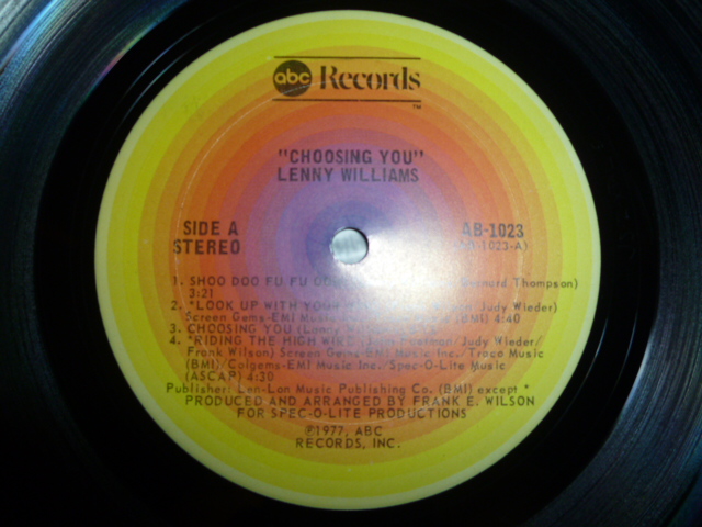 画像: LENNY WILLIAMS/CHOOSING YOU