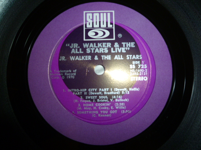 画像: JR. WALKER & THE ALL STARS/LIVE