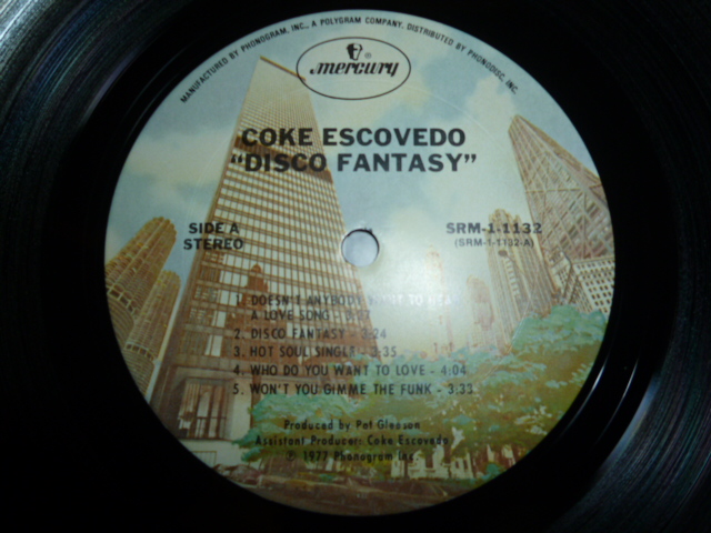 画像: THOMAS 'COKE' ESCOVEDO/DISCO FANTASY