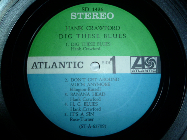 画像: HANK CRAWFORD/DIG THESE BLUES