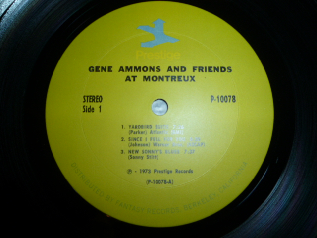 画像: GENE AMMONS AND FRIENDS/AT MONTREUX