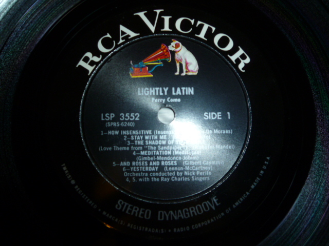 画像: PERRY COMO/LIGHTLY LATIN