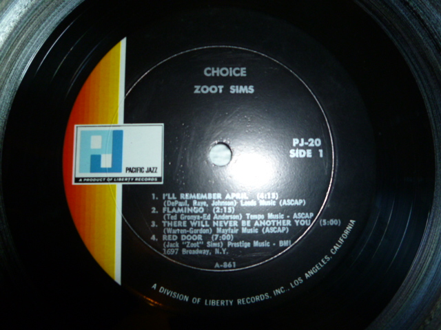 画像: ZOOT SIMS/CHOICE