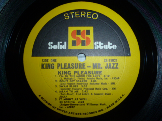 画像: KING PLEASURE/MR. JAZZ