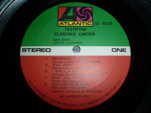 画像: CLARENCE CARTER/TESTIFYIN'