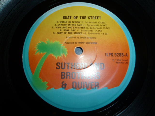 画像: SUTHERLAND BROTHERS & QUIVER/BEAT OF THE STREET