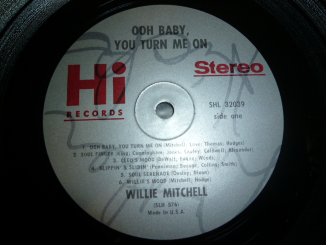 画像: WILLIE MITCHELL/OOH BABY, YOU TURN ME ON