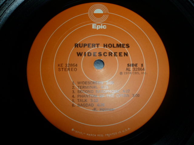 RUPERT HOLMES/WIDESCREEN - EXILE RECORDS