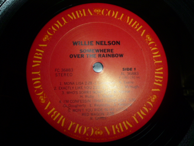 画像: WILLIE NELSON/SOMEWHERE OVER THE RAINBOW