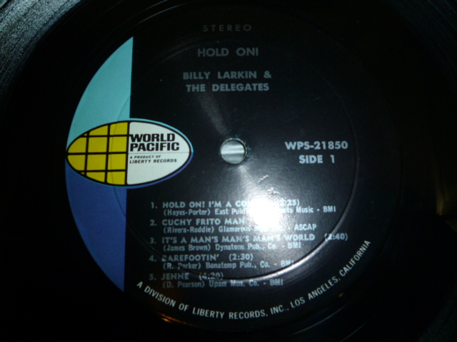 画像: BILLY LARKIN & THE DELEGATES/HOLD ON !