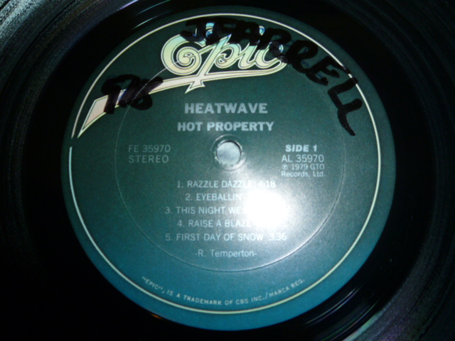 画像: HEATWAVE/HOT PROPERTY