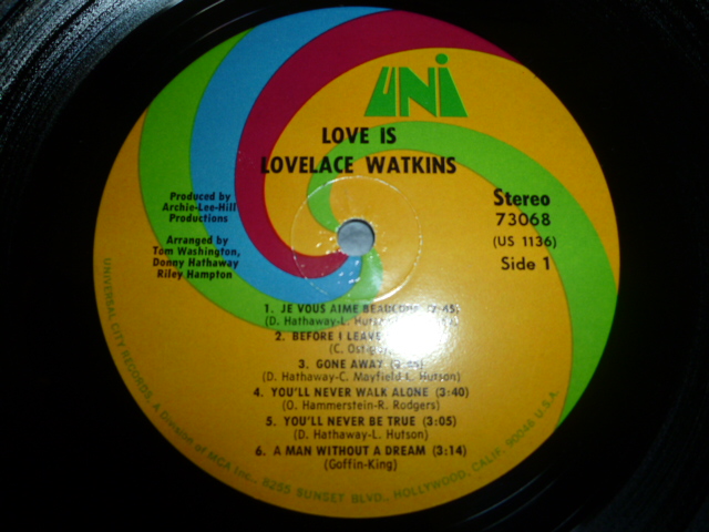 画像: LOVELACE WATKINS/LOVE IS