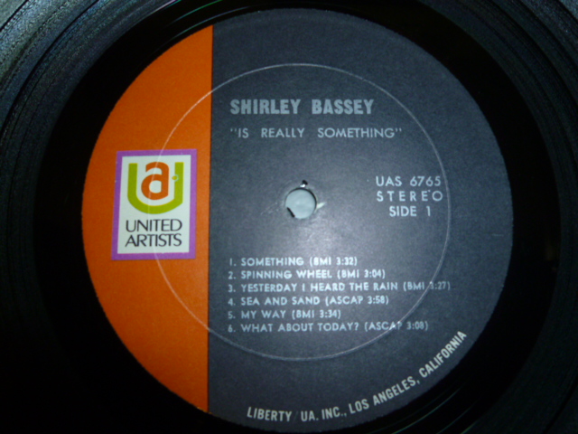 画像: SHIRLEY BASSEY/SHIRLEY BASSEY IS REALLY "SOMETHING"