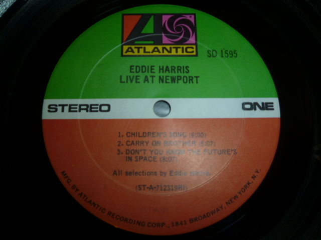 画像: EDDIE HARRIS/LIVE AT NEWPORT