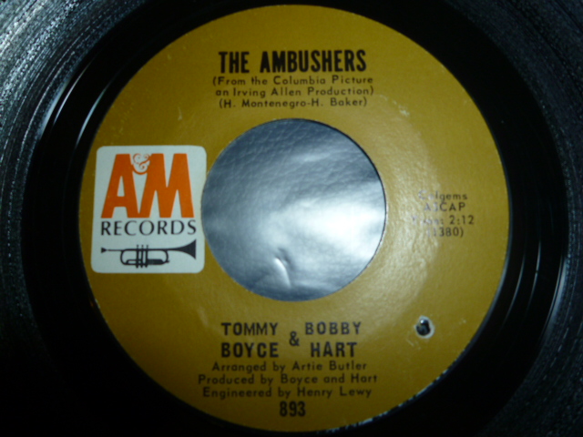 画像: TOMMY BOYCE & BOBBY HART/I WONDER WHAT SHE'S DOING TONIGHT