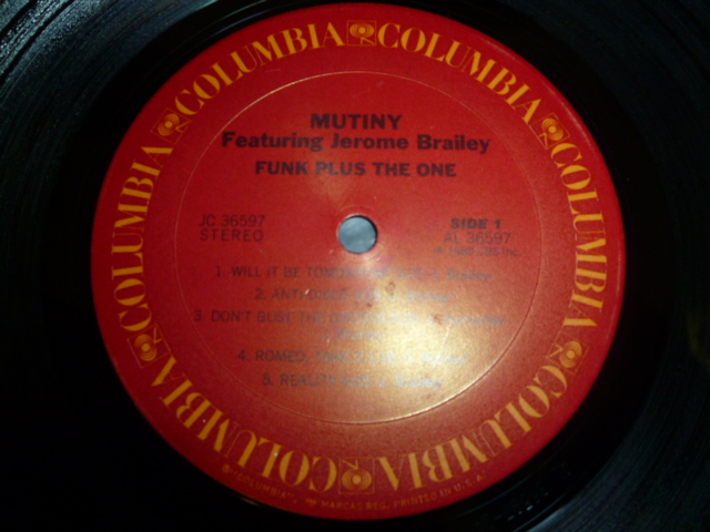 画像: MUTINY/FUNK PLUS THE ONE