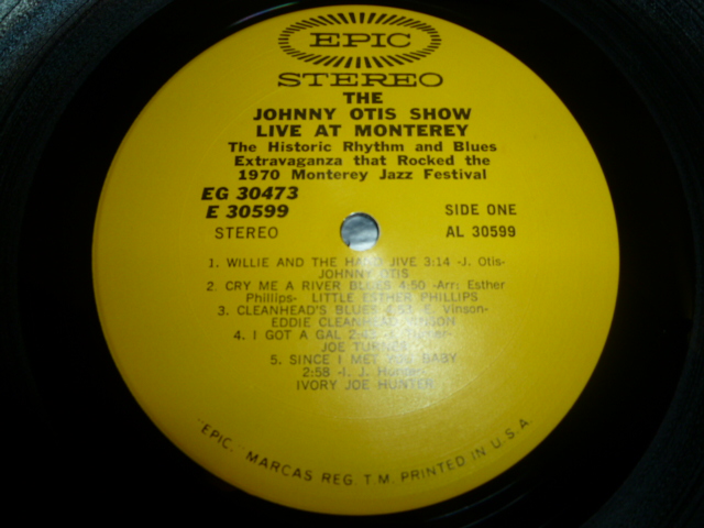 画像: JOHNNY OTIS SHOW/LIVE AT MONTEREY !