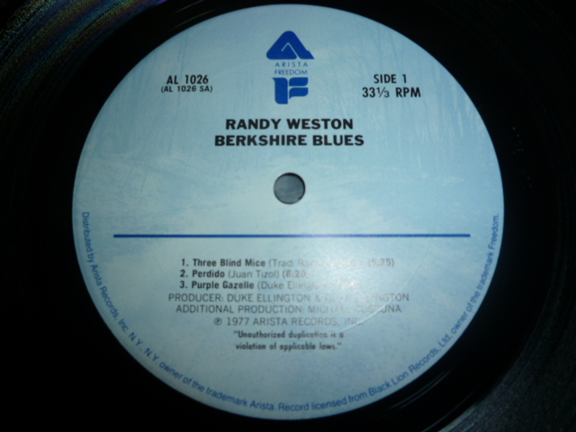 画像: RANDY WESTON/BERKSHIRE BLUES