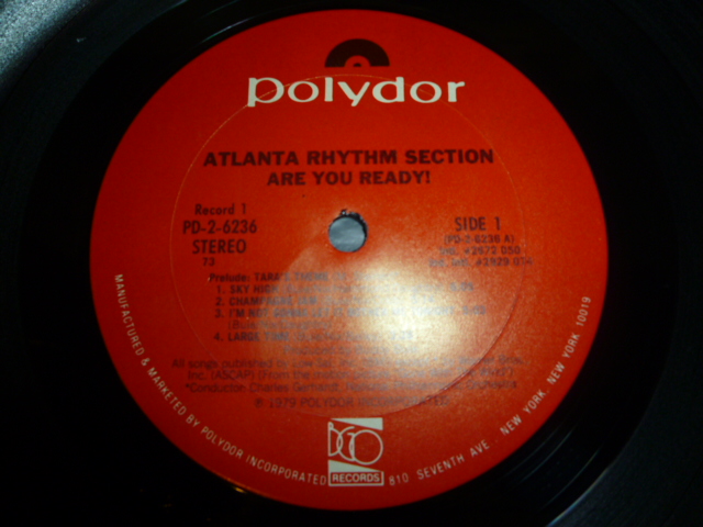 画像: ATLANTA RHYTHM SECTION/ARE YOU READY !