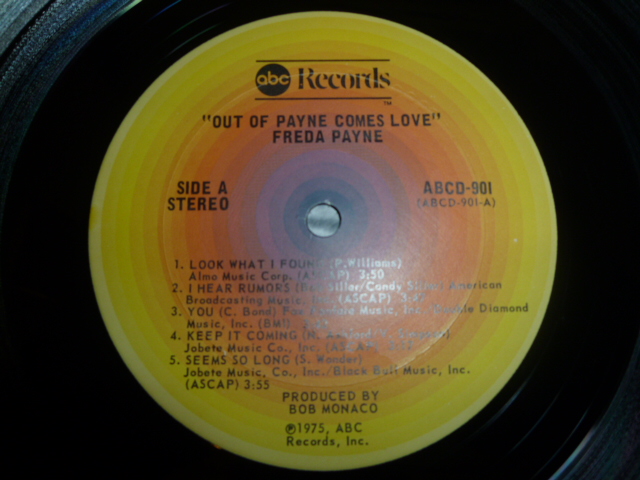 画像: FREDA PAYNE/OUT OF PAYNE COMES LOVE