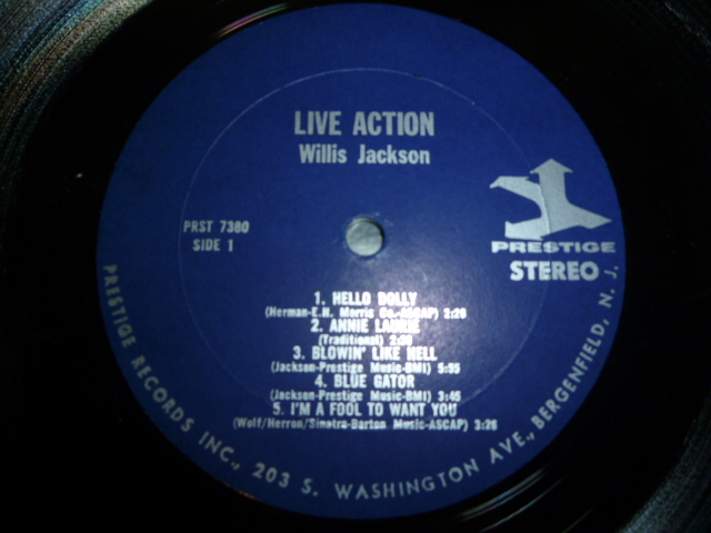 画像: WILLIS JACKSON/LIVE ! ACTION