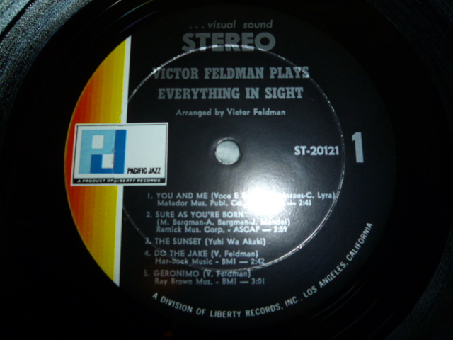 画像: VICTOR FELDMAN/PLAYS EVERYTHING IN SIGHT