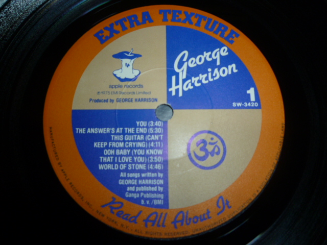 画像: GEORGE HARRISON/EXTRA TEXTURE