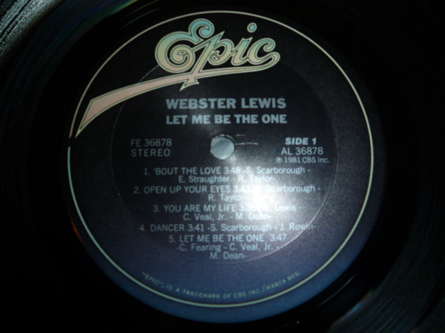 画像: WEBSTER LEWIS/LET ME BE THE ONE