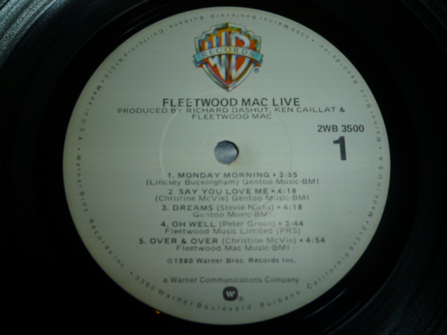 画像: FLEETWOOD MAC/LIVE