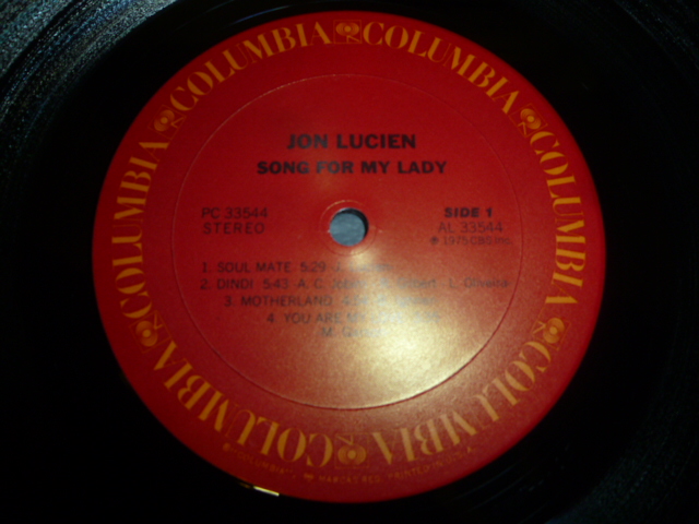 画像: JON LUCIEN/SONG FOR MY LADY