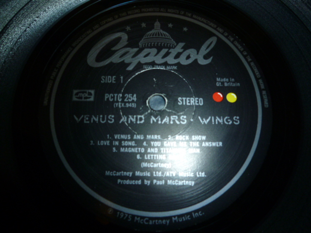 画像: WINGS/VENUS AND MARS