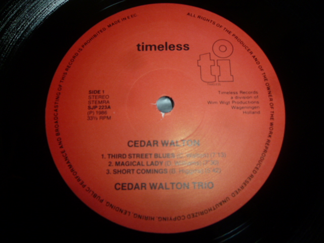 画像: CEDAR WALTON/SAME