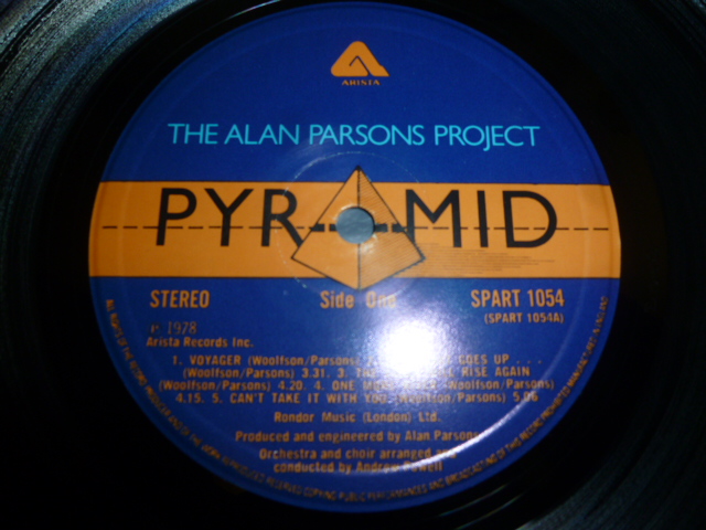 画像: ALAN PARSONS PROJECT/PYRAMID