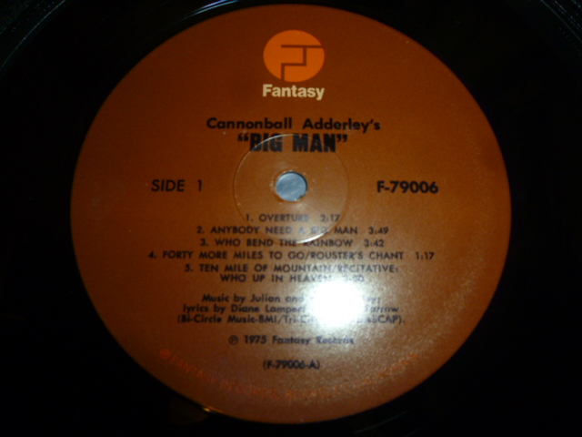 画像: CANNONBALL ADDERLEY/BIG MAN