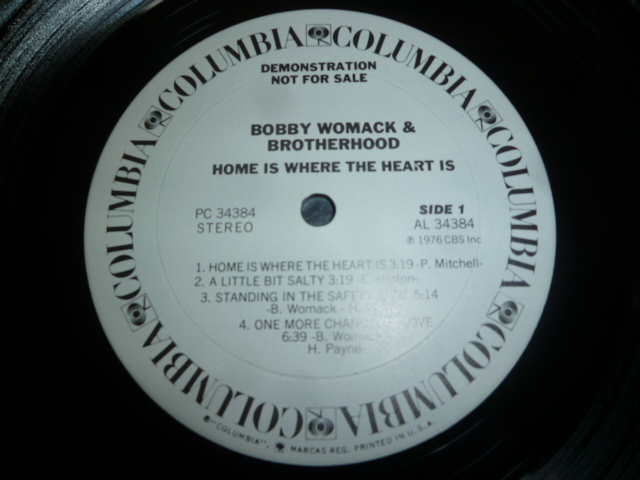 画像: BOBBY WOMACK/HOME IS WHERE THE HEART IS