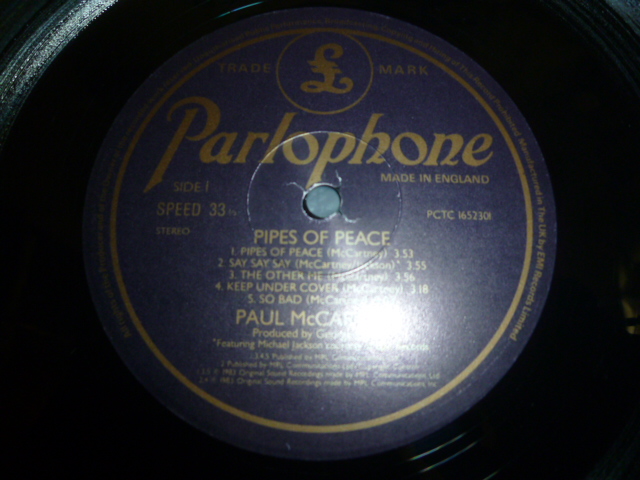 画像: PAUL McCARTNEY/PIPES OF PEACE